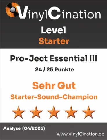 Siegel Starter Level Sound Champion | Pro-Ject Essential III